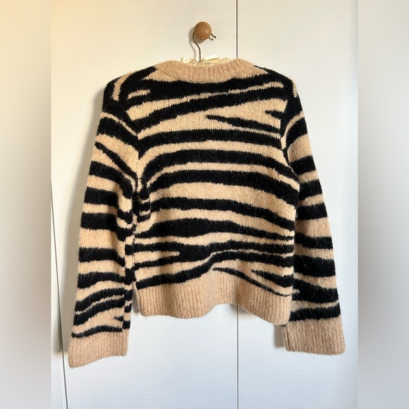 Madewell tiger striped alpaca wool mix sweater. XS. Excellent condition. - Picture 4 of 4